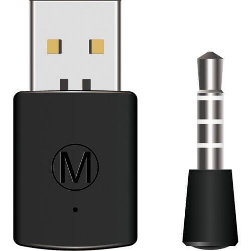 3.5mm Bluetooth 4.0 with EDR USB Bluetooth Dongle Wireless USB Adapter Receiver for PS4 Controller Gamepad Bluetooth Headsets