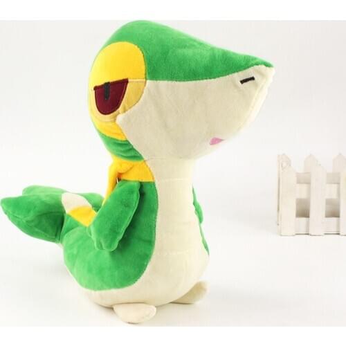 37cm Anime Snivy Plush Toys Soft Stuffed Cartoon Animals Dolls Birthday Gift for Kids