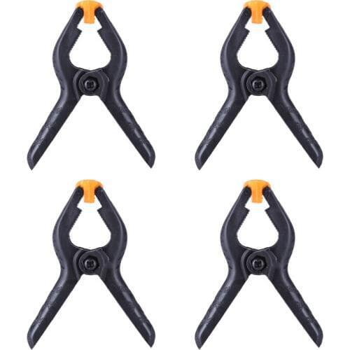 4pcs/lot 2inch A-type Plastic Nylon Clamps For Woodworking Spring Clip Photo Studio Clamp Grampo DIY Tools Abrazadera