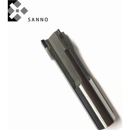 PCD forming reamer 2 / 4 flutes straight shank diamond cutting aluminum tool pdc inserts reamer for processing aluminum