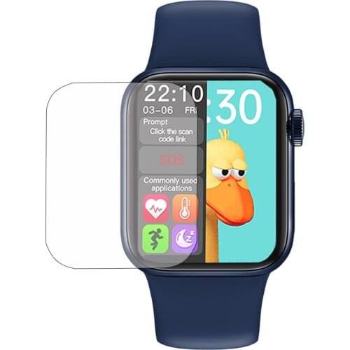 5pc TPU Soft Smartwatch Protective Film Full Cover For LYKRY/LONGET/EnohpLX HW12 HW16 Smart Watch 40mm 44mm LCD Screen Protector