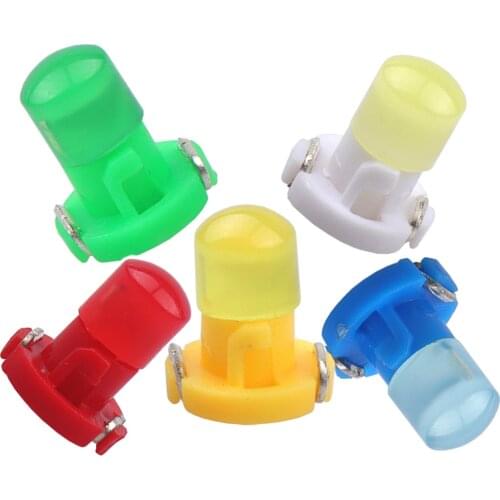 YSY 50pcs T3 T4.2 T4.7 car LED Neo Wedge Switch Radio Climate Control Bulb Instrument Dashboard Indicator Ac Panel Lights