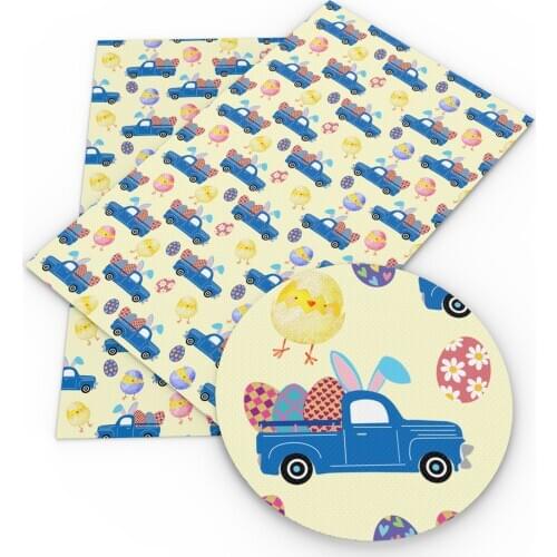 David accessories 20*33cm Easter Animal Faux Synthetic Leather For Bow-knot bags Wallet Phone Cover Scrapbook DIY,1Yc14685