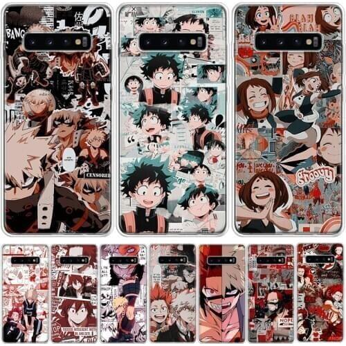 My Hero Academia Manga Phone Case For Samsung GalaxyA90 A71 A70 A51 A50 A41 A40 A30 A21 A10 A9 A8 A7 A6Plus M30S A20E A01 A10S A