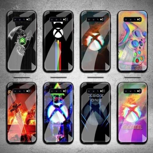 Xbox game console brand Phone Case Tempered Glass For Samsung S20 Plus S7 S8 S9 S10 Plus Note 8 9 10 Plus