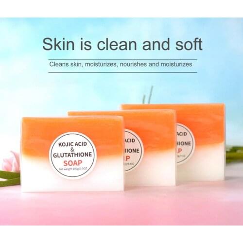 Multi-use 100g Healthy Kojic Acid Glutathione Soap Beauty Kojic Acid Soap Moisturizing for Back