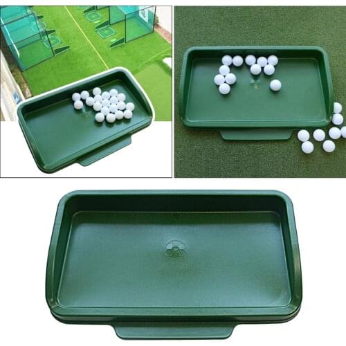 Golf Ball Tray, Durable Silicon Large Golf Ball Container Golf Driving Range Balls Storage Case Outdoor Indoor Golfer Accessory