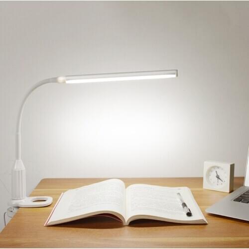 New Desk Lamp Touch Table Lamps 5W 24 LEDs USB Powered Desktop Foldable Dimmable Eye Protection Study Lamp Led Clip Light