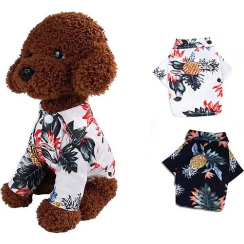 Pet clothe dog cat printing cute funny shirts clothes for dog suit chihuahua french bulldog yorkshire terrier mascotas productos