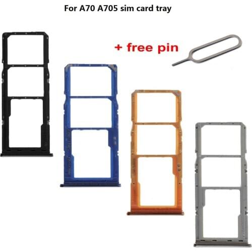 OEM Dual SIM Micro SD Card Tray Holder Replacement+ Free Eject Pin For Samsung Galaxy A10 A105/A70 A705F