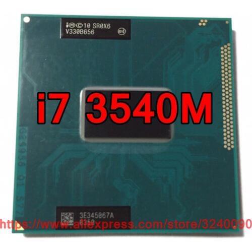 Original lntel Core i7 3540m SR0X6 CPU (4M Cache/3.0GHz/Dual-Core) i7-3540m Laptop processor free shipping