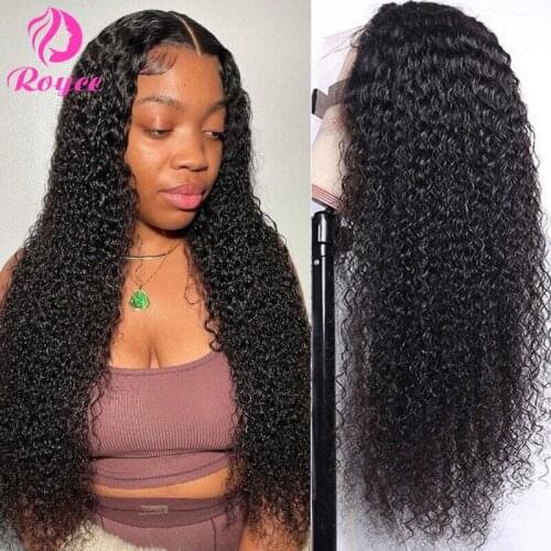 Deep Wave Wig Water Wave 13x4 Lace Front Wig Human Hair Transparent Curly Human Hair Wigs For Woman Pre Plucked Remy Hair