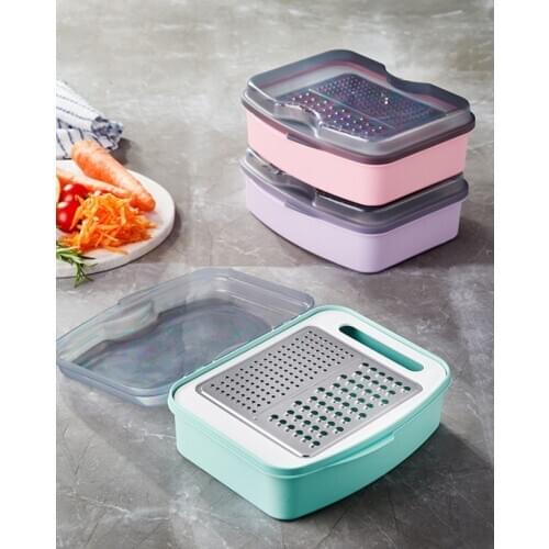 Plastic Bowl Grater, Grater with Storage Box, Grater Storage Box, Boxed Grater With Lid Bpa Free
