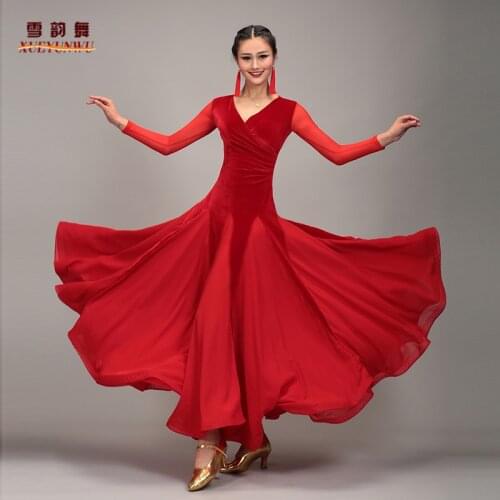2021NEW modern dress waltz costumes full-skirted dress ballroom dancing Costumes
