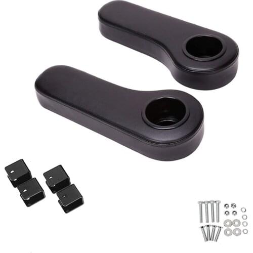 Golf Cart Rear Seat Arm Rests | No Drilling Required, Universal Arm Rest Fits on EZGO, Club Car, Yamaha Golf cart with Rear seat