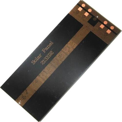 2.5W 12V A Grade Polycrystalline Solar Panel Solar Cell DIY Solar Charger For 9V Battery 213*92*3MM Free Shipping