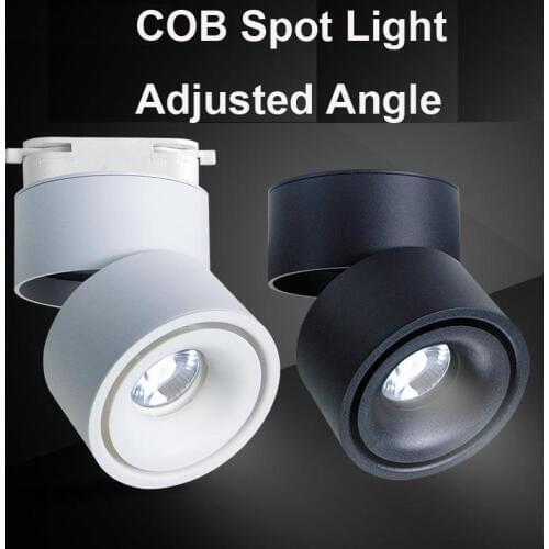 Free shipping 20w LED Track light comercail lighting show room home spot light COB LED Spotlight 85~100LM/W 20 PCS per lot