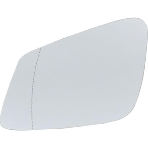 Right / Left White Mirror Glass For BMW 5 7 Series F01 F07 F10 F11 F18 Rear View Side Heated Wing Door 51167251584 51167251583