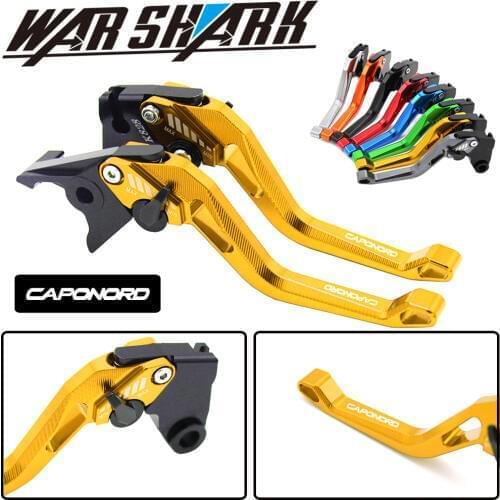 With Logo Motorcycle CNC Adjustable Clutch Brake Levers For Aprilia Caponord 1200/ RSV 1000 Tuono/MILLE /SL 1000 Falco