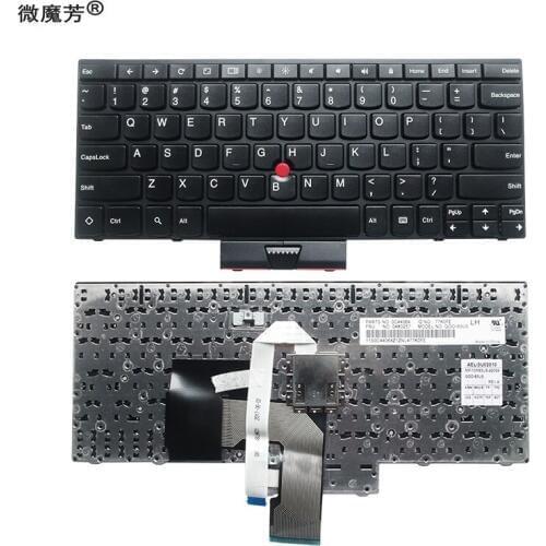 US With mouse pole Black New English Replace laptop keyboard For Lenovo E220 E130 E135 X121 X130 X131 X121E X130E E120