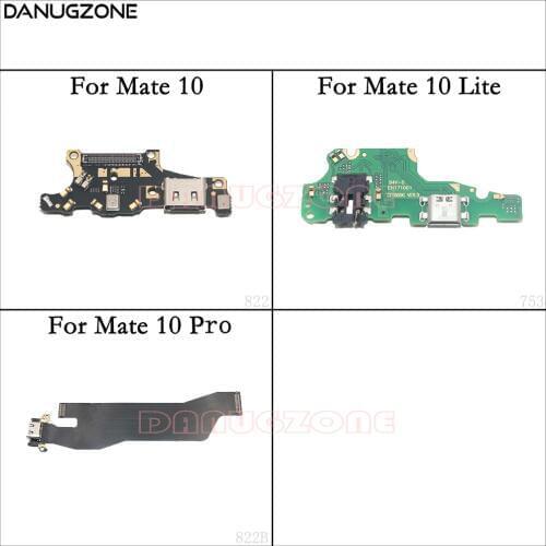 USB Charging Port Dock Plug Socket Jack Connector Charge Board Flex Cable For Huawei Mate 10 Lite / Mate 10 Pro