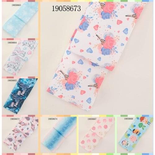 10yards -different sizes -lively cartoon pattern ribbon printed Grosgrain ribbon 19058668