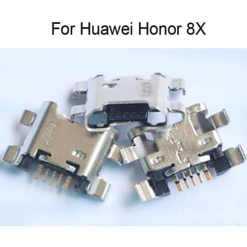 2PCS Replacement For Huawei Honor 8X Charger Connector Parts Repair Spare Parts Honor8X USB Dock Charging Port HuaweiHonor 8 X
