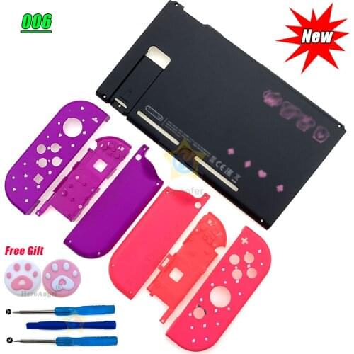 2020 Housing Shell Case for NintendoSwitch Joy-Cons NintendSwitch NS Console Replacement Back Faceplate Cover