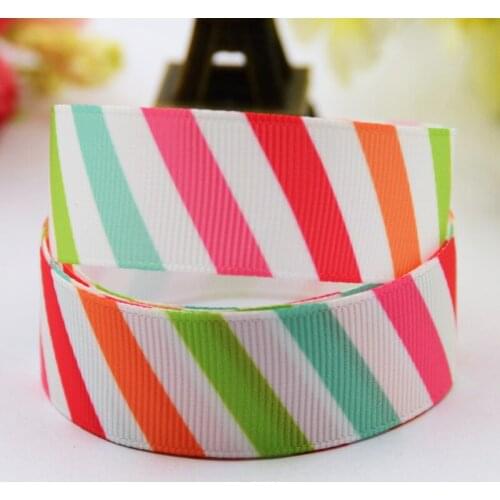 22mm 25mm 38mm 75mm Stripes Cartoon Character Printed grosgrain ribbon party decoration sewing supplies 10Y X-00461