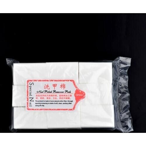 3Pack Nail Cotton Wipe Towel Soak Off Clean Gel Varnish Pad Nail Gel Polish Clean Removal lint-free Wipes Napkins Wraps Tools