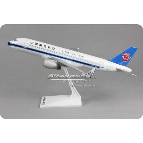 38cm China Southern Airlines Southern Airlines Passenger A320 B-2343 1:100 Plastic Assembly Aircraft Model Plane Model Collector