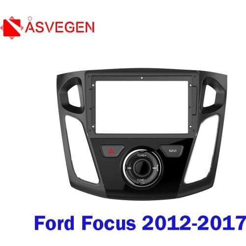 9 Inch Car Fascia For Ford Focus 2012-2017 Fascias Audio Fitting Adaptor Panel Frame Kits Car DVD Frame Dashboard