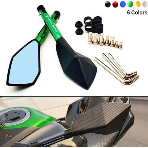 For Yamaha XJ6 DIVERSION Tenere 700 TENERE FZR400 Universial Motorcycle retrovisor Handle Bar End Side Rearview Mirrors