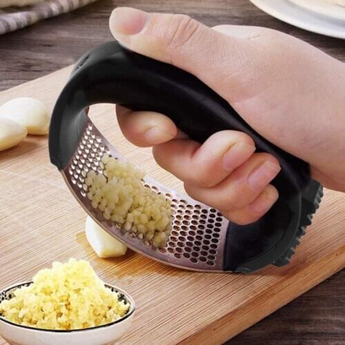 Fruit Vegetable Tools Kitchen Ginger Garlic Press Stainless Steel Plastic Multi-function Manual Cooking Gadgets Tool Accessories