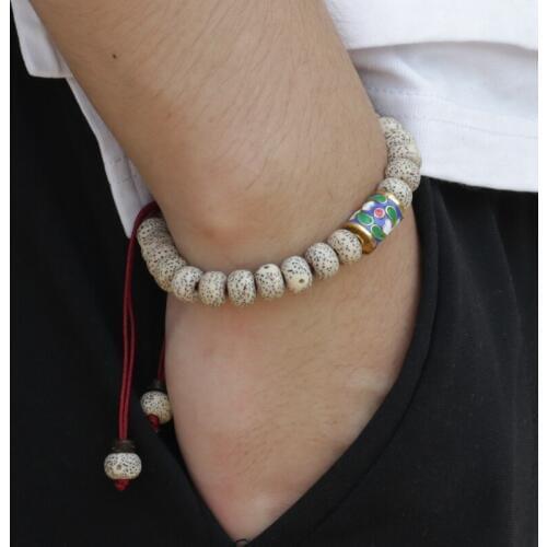 KEJIALAI Glaze Beads Bracelet Adjustable Bracelet Religious Women Men Buddha Bodhi Beads Bracelets Red Rope Pulseira KJLFZ002