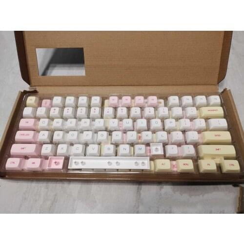 146 keys XDA Profile keycaps PBT Hot Sublimation key cap set for Mechanical keyboard Macarone personality keycap ANSI Layout