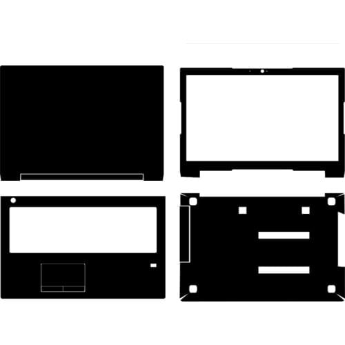 Carbon fiber Laptop Sticker Decals Skin Cover Protector for Lenovo V110-15IKB V310-15IKB 15.6"