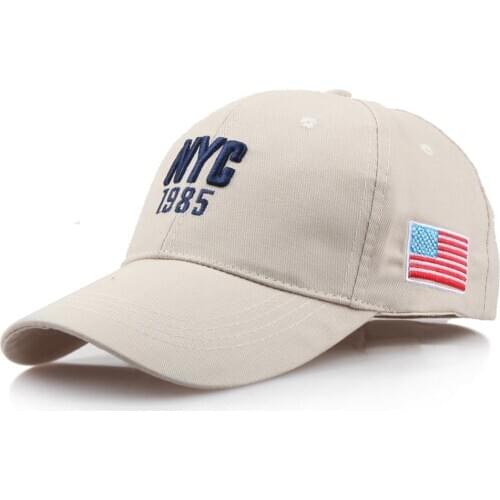 New Cotton NYC 1985 Baseball Cap High Quality Trucker Golf Hats Men Women Embroidery Caps Men USA American Flag Snapback Hats