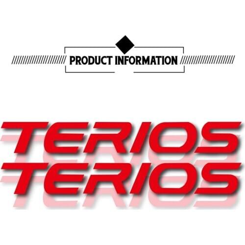 New 3D motorcycle sticker bike fuel tank wheel helmet luggage MOTO auto parts reflective logo decal for daiatshu terios TERIOS