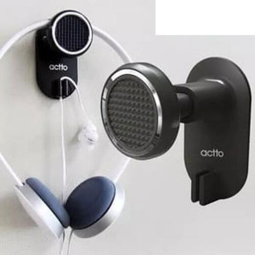 New Headphone Stand Headphone Accessories 3M Plastic Earphone Bracket Integrated Hook