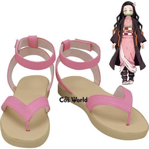 Demon Slayer: Kimetsu no Yaiba Kamado Nezuko Anime Customize Cosplay Shoes Boots