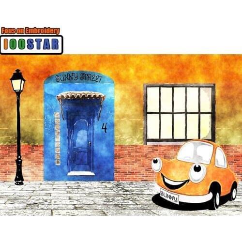 Full Square/Round Diamond 5D DIY Diamond Painting Street Car Embroidery Cross Stitch Rhinestone Mosaic Painting Decorations