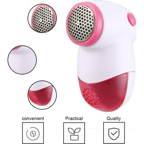 Mini Portable Sweater Clothes Lint Pill Fluff Remover Hair Ball Trimmer Fabrics Fuzz Shaver Electric Lint Remover Home Supply