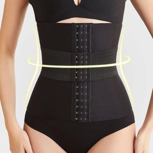 Waist Trainers Cincher Corset Tummy Shaper Slimming Latex Trimmer Girdle