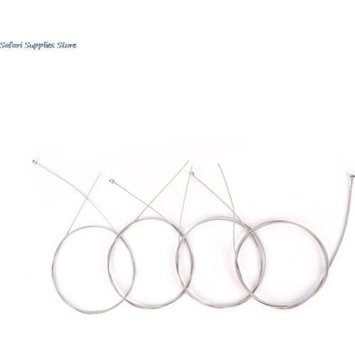 1 Set of 4 Pcs Guitar String Bass Guitar Parts 4 Steel Strings Durable Guitar Accessories