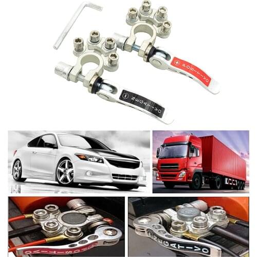 Car Battery Terminal Connectors Positive Negative for SAE / JIS Type A Posts