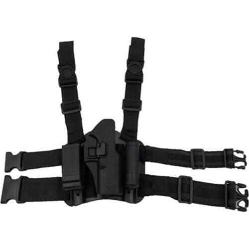 Tactical Hunting Right Hand Drop Leg Holster Tactical Combat Thigh Waist Belt Pistol Holster for Glock 17 19 22 23 31 32