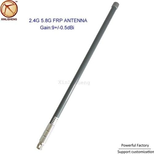 High gain outdoor antenna omni wifi dipole antenna 9dBi 2.4G 5G 5.8G fiberglass antenna