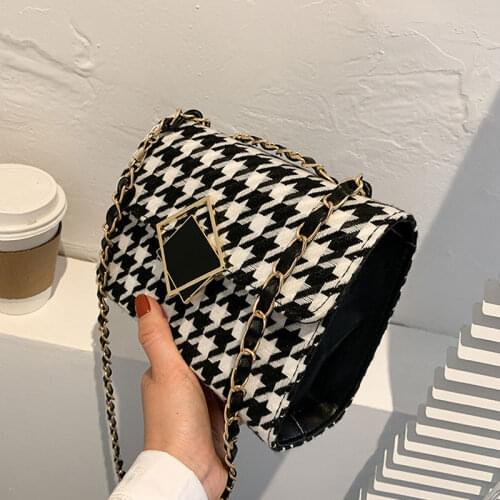 High Quality Fashion Handbags For 2021 Women Soft Leather Small Shoulder Bags Chain Female Crossbody Bag Square Phone Purse