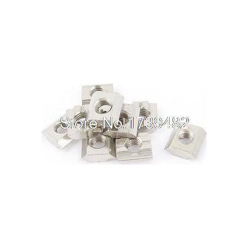 10Pcs T-Slot Aluminum Extrusion 30 Series M8 Hardware Slide In T-Nut